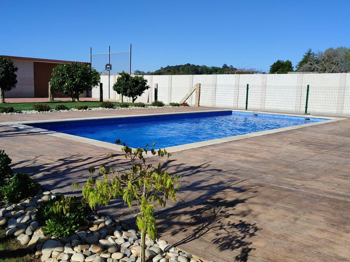 カンバードス Casa Acogedora Mar De Albarino Con Piscinaヴィラ エクステリア 写真