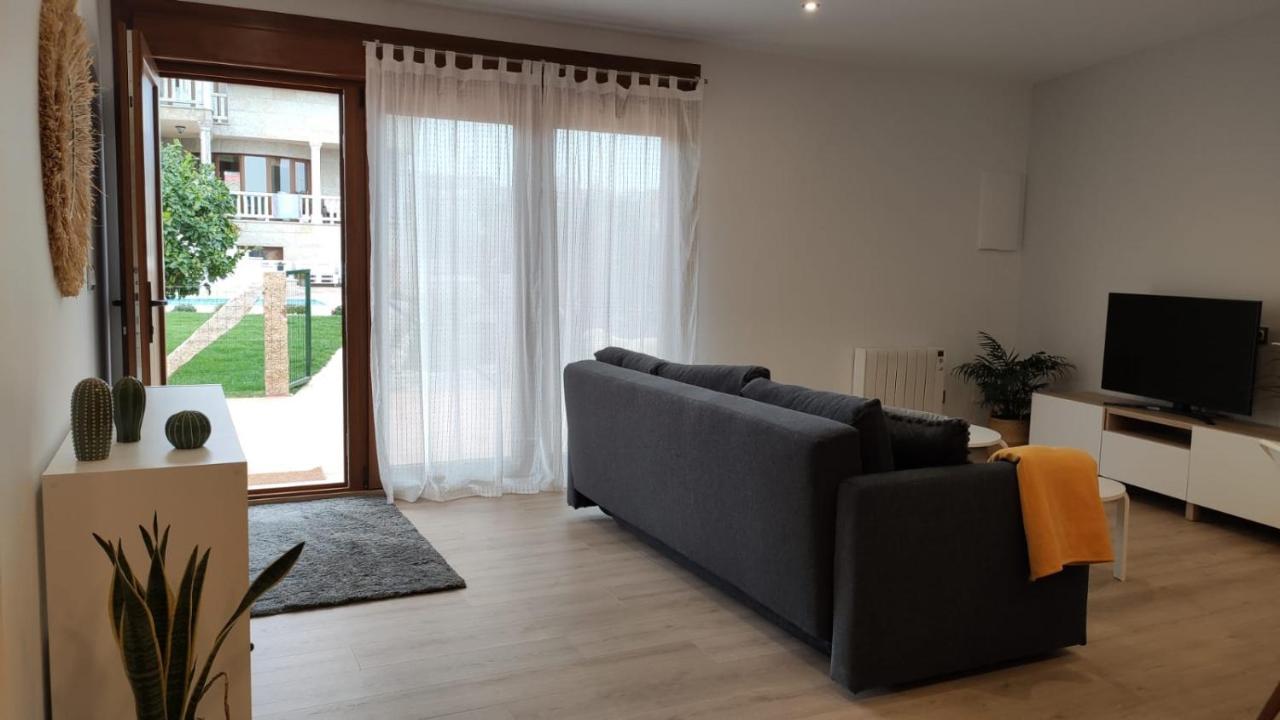 カンバードス Casa Acogedora Mar De Albarino Con Piscinaヴィラ エクステリア 写真